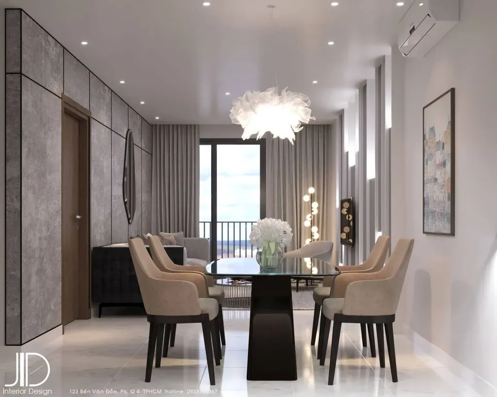 Phòng ăn - Căn hộ HaDo Centrosa Garden Quận 10 (Ms Nhung) - Phong cách Modern | Space T