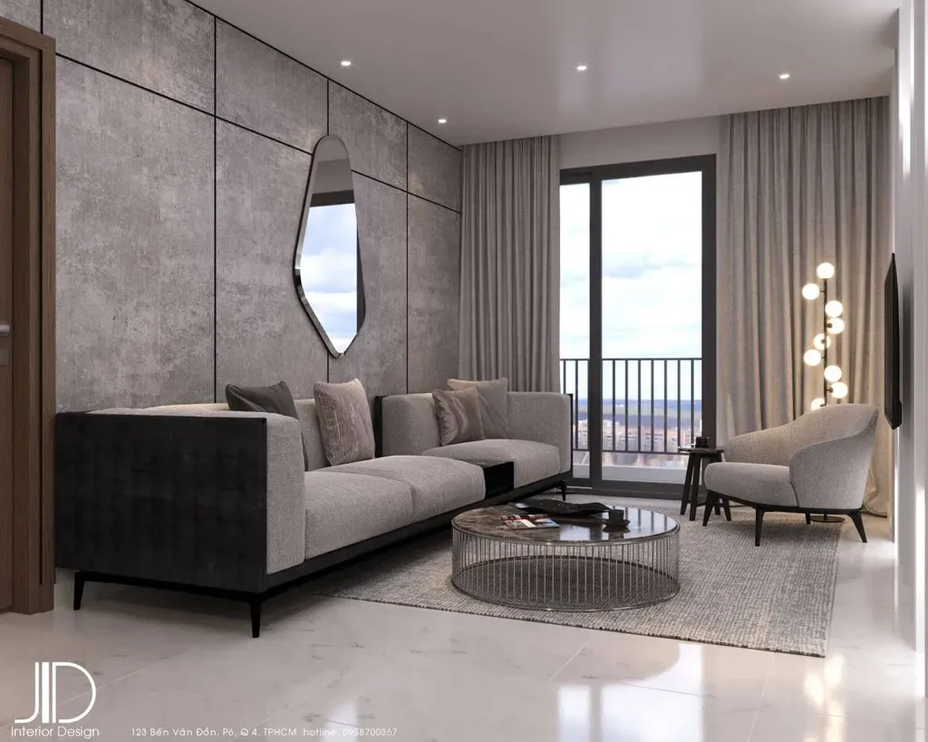 Phòng khách - Căn hộ HaDo Centrosa Garden Quận 10 (Ms Nhung) - Phong cách Modern | Space T
