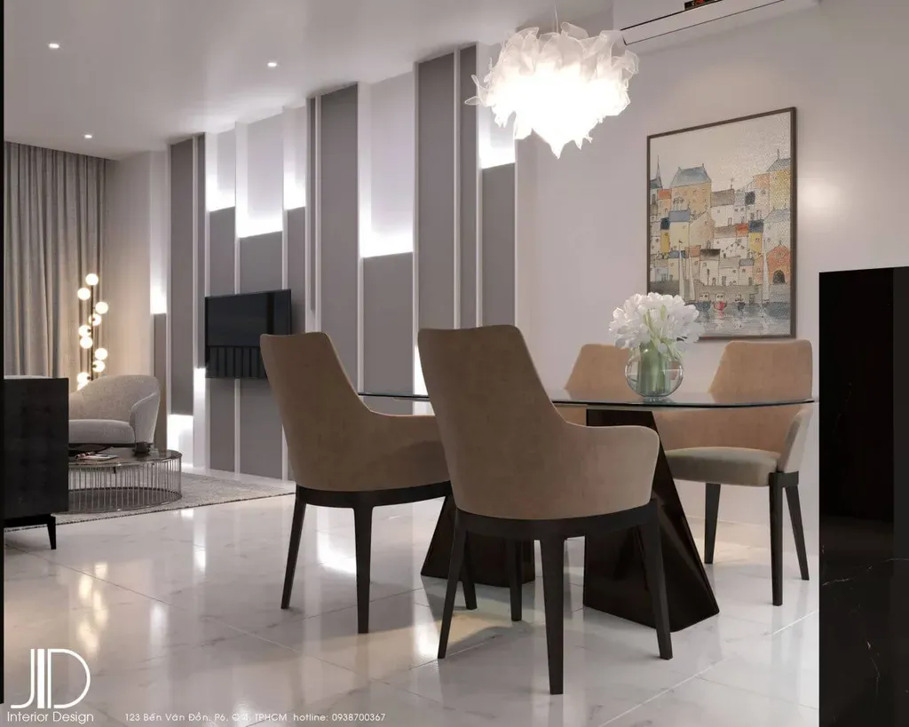 Phòng ăn - Căn hộ HaDo Centrosa Garden Quận 10 (Ms Nhung) - Phong cách Modern | Space T