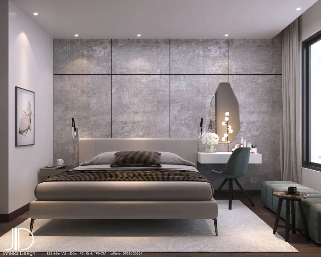 Phòng ngủ - Căn hộ HaDo Centrosa Garden Quận 10 (Ms Nhung) - Phong cách Modern | Space T