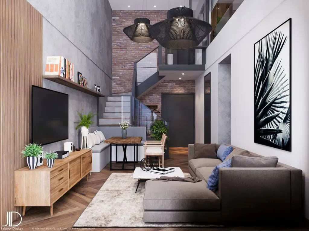 Phòng khách, Phòng ăn - Căn hộ Feliz En Vista Quận 2 (Mr Thoại) - Phong cách Modern | Space T