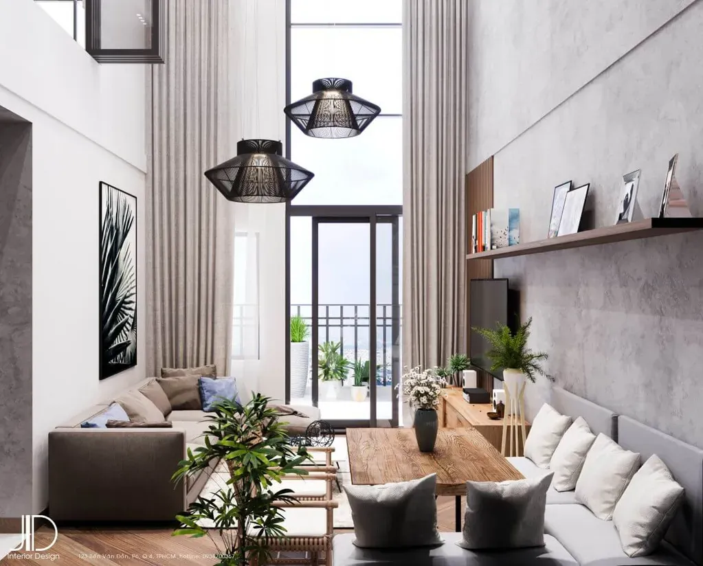 Phòng khách, Phòng ăn - Căn hộ Feliz En Vista Quận 2 (Mr Thoại) - Phong cách Modern | Space T