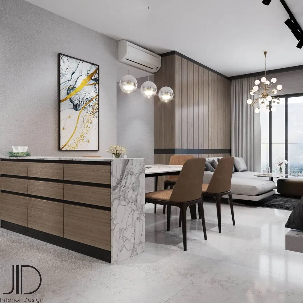 Phòng ăn - Căn hộ Feliz En Vista Quận 2 (Mr Cường) - Phong cách Modern | Space T