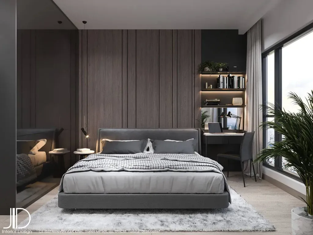 Phòng ngủ - Căn hộ Feliz En Vista Quận 2 (Mr Cường) - Phong cách Modern | Space T