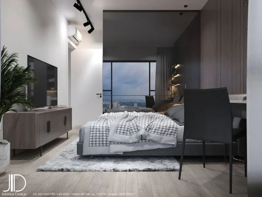Phòng ngủ - Căn hộ Feliz En Vista Quận 2 (Mr Cường) - Phong cách Modern | Space T