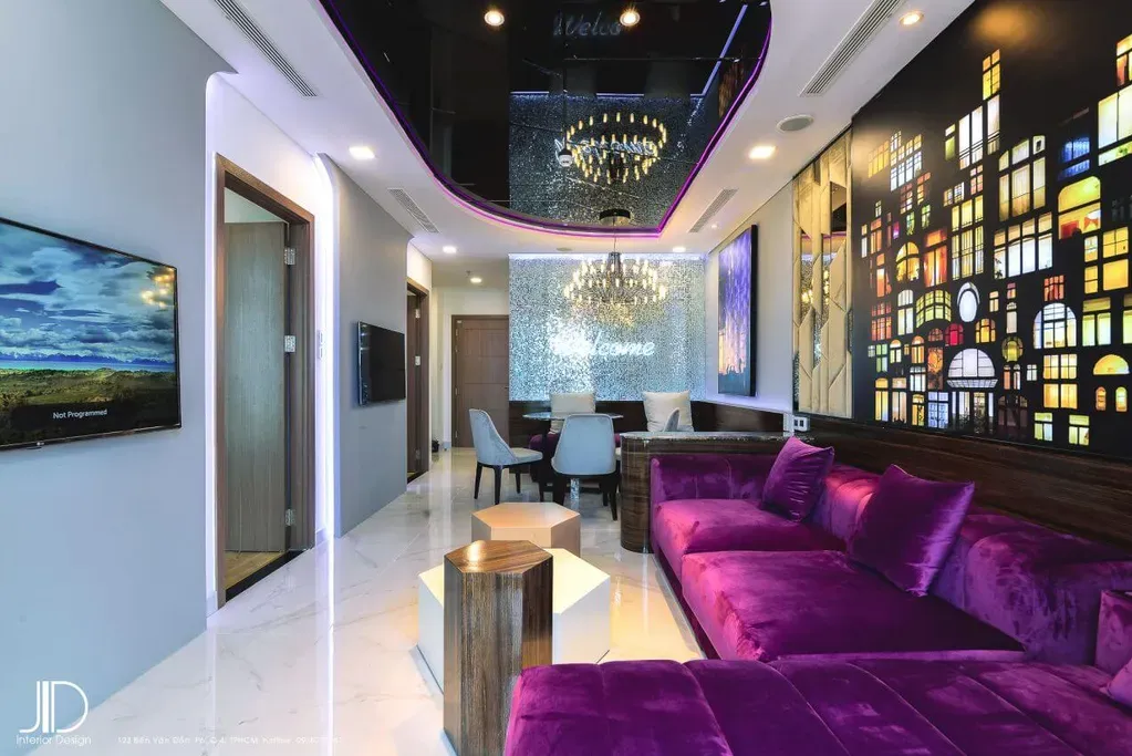 Phòng khách - Căn hộ Landmark 81 Quận Bình Thạnh - Phong cách Modern | Space T