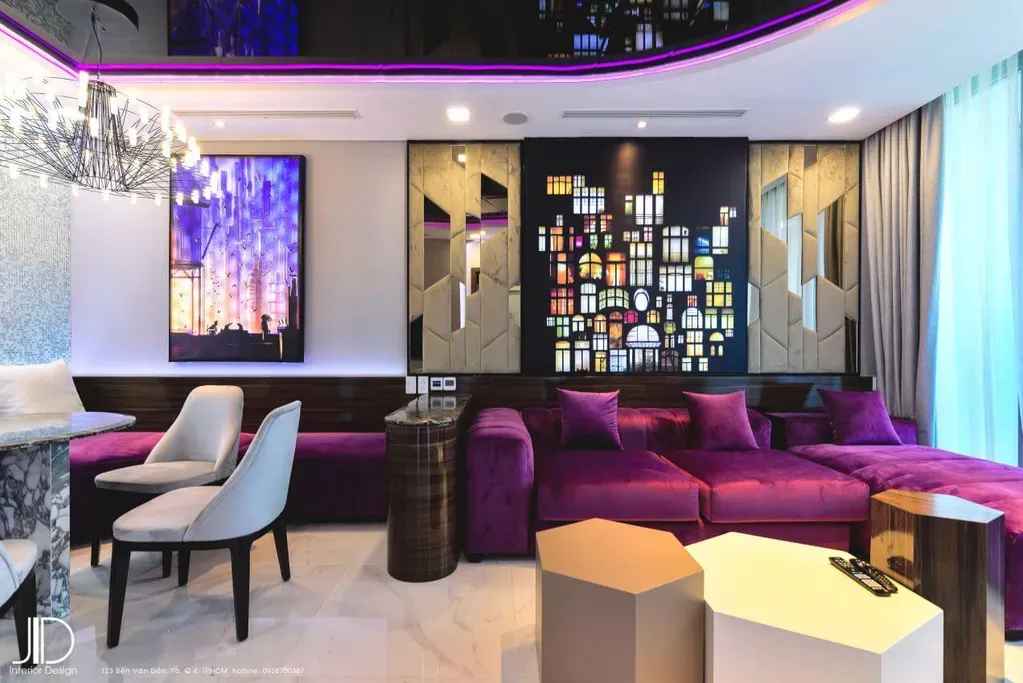 Phòng khách - Căn hộ Landmark 81 Quận Bình Thạnh - Phong cách Modern | Space T