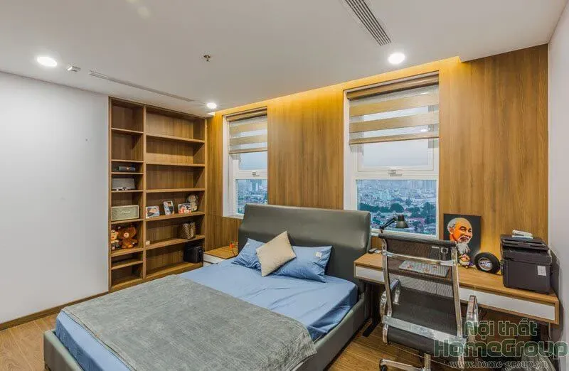 Phòng ngủ - Căn hộ Penthouse Comatce Tower Hà Nội - Phong cách Modern | Space T