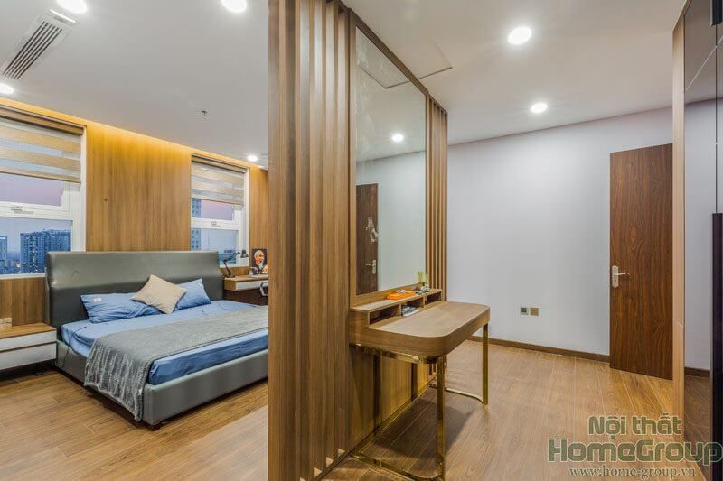 Phòng ngủ - Căn hộ Penthouse Comatce Tower Hà Nội - Phong cách Modern  | Space T