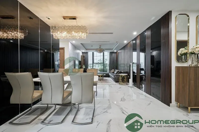 Phòng ăn - Căn hộ Sunshine City Ciputra Hà Nội - Phong cách Modern | Space T
