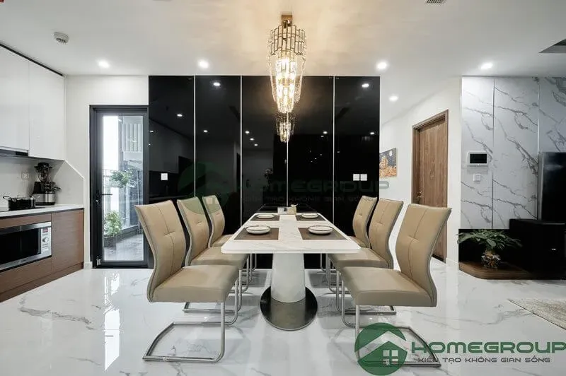 Phòng ăn - Căn hộ Sunshine City Ciputra Hà Nội - Phong cách Modern | Space T