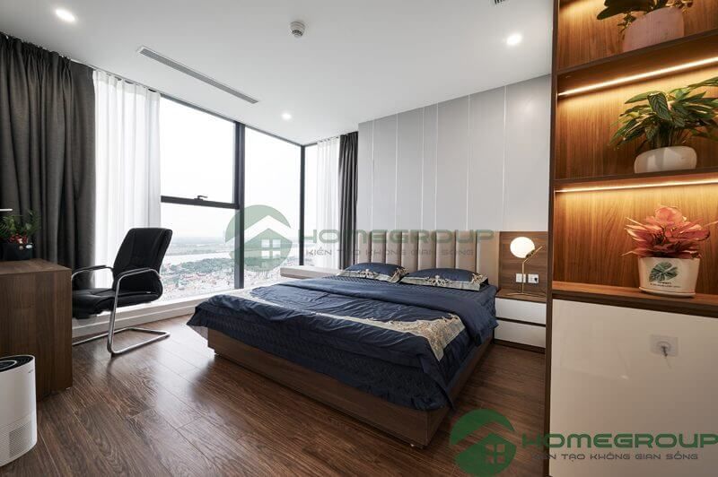 Phòng ngủ - Căn hộ Sunshine City Ciputra Hà Nội - Phong cách Modern  | Space T