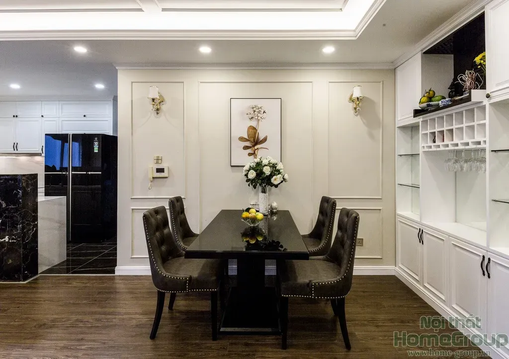 Phòng ăn - Căn hộ Dương Nội Hà Nội - Phong cách Neo Classic | Space T