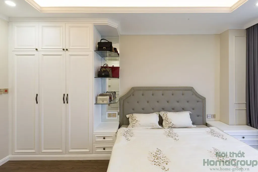 Phòng ngủ - Căn hộ Dương Nội Hà Nội - Phong cách Neo Classic | Space T