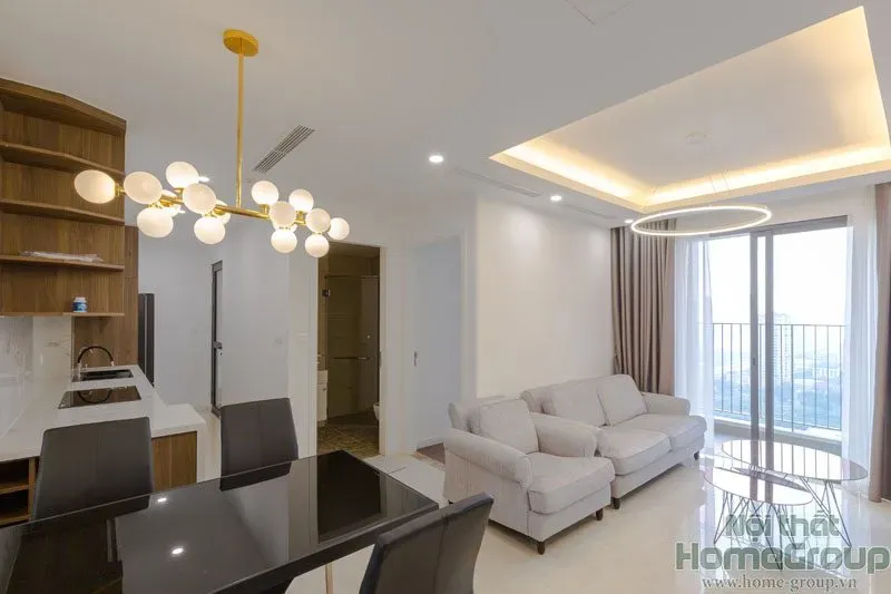 Phòng khách, Phòng ăn - Căn hộ D'Capitale Hà Nội 70m2 - Phong cách Modern | Space T