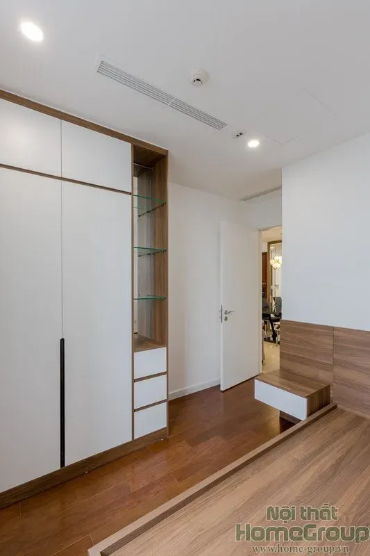 Phòng ngủ - Căn hộ D'Capitale Hà Nội 70m2 - Phong cách Modern | Space T