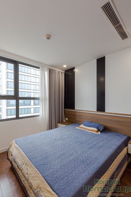 Phòng ngủ - Căn hộ D'Capitale Hà Nội 70m2 - Phong cách Modern  | Space T