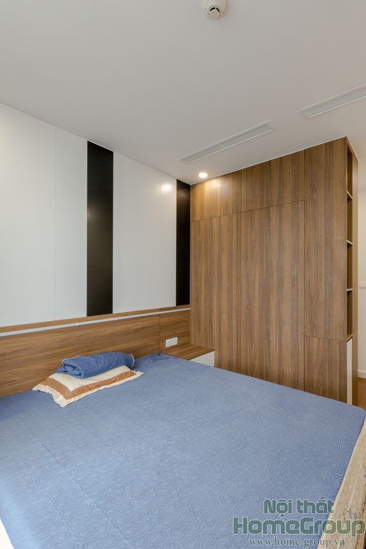 Phòng ngủ - Căn hộ D'Capitale Hà Nội 70m2 - Phong cách Modern  | Space T