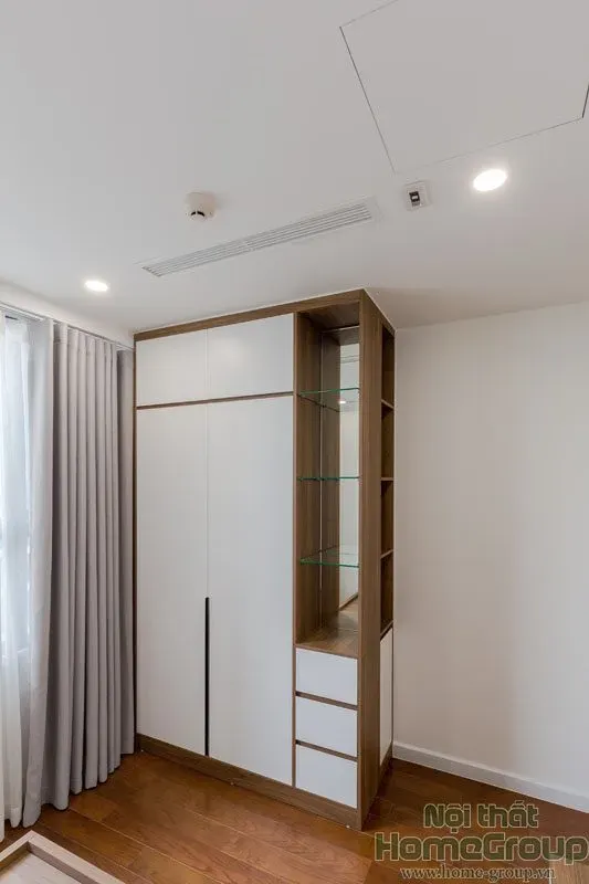 Phòng ngủ - Căn hộ D'Capitale Hà Nội 70m2 - Phong cách Modern | Space T