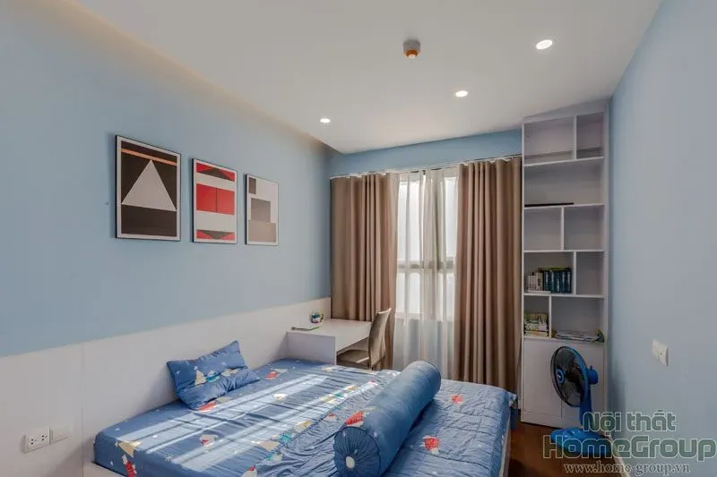 Phòng ngủ - Căn hộ D'Capitale Hà Nội 121m2 - Phong cách Modern | Space T