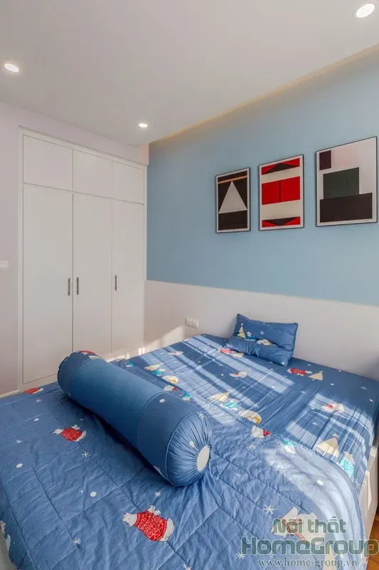 Phòng ngủ - Căn hộ D'Capitale Hà Nội 121m2 - Phong cách Modern | Space T