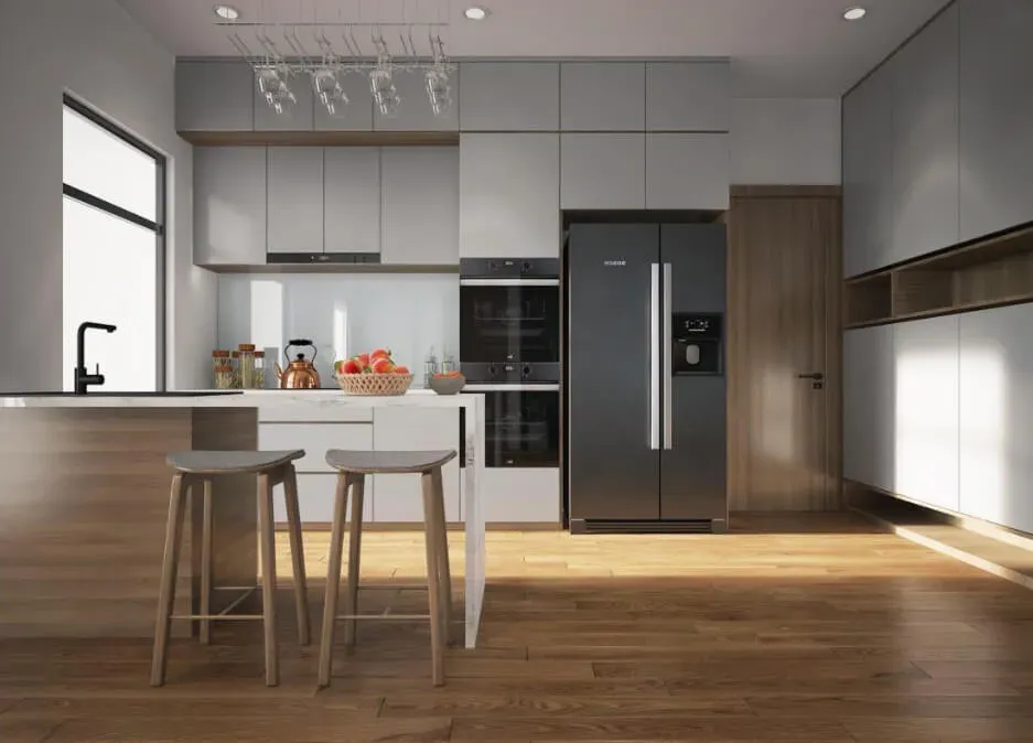 Phòng bếp - Căn hộ B2 Trường Sa Quận Bình Thạnh - Phong cách Modern | Space T