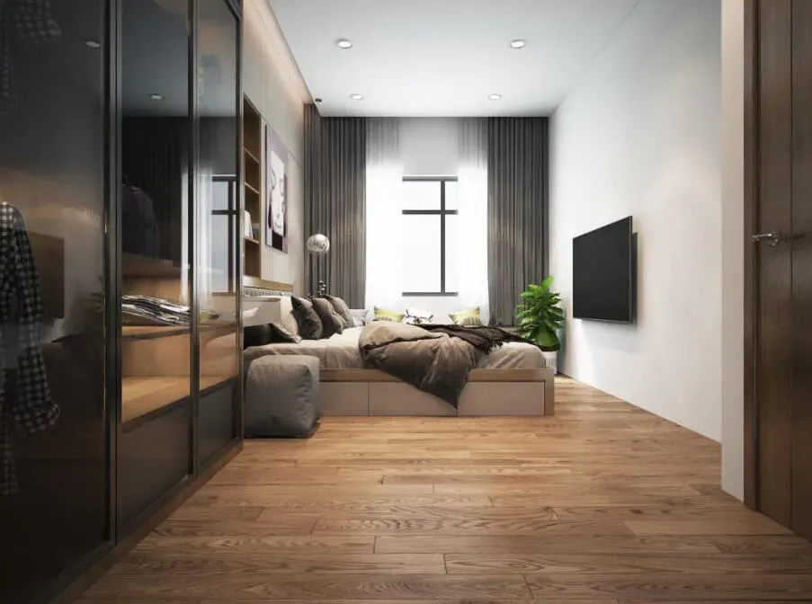Phòng ngủ - Căn hộ B2 Trường Sa Quận Bình Thạnh - Phong cách Modern | Space T