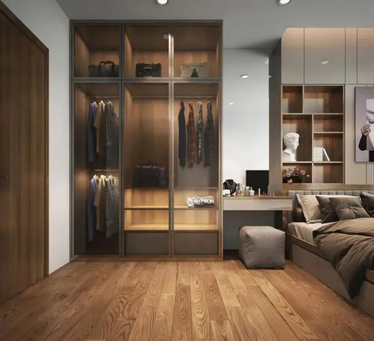 Phòng ngủ - Căn hộ B2 Trường Sa Quận Bình Thạnh - Phong cách Modern | Space T