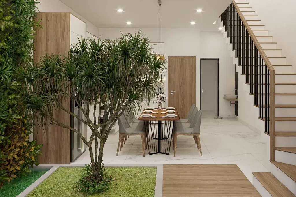 Phòng ăn - Nhà phố Dĩ An Bình Dương - Phong cách Modern + Scandinavian | Space T