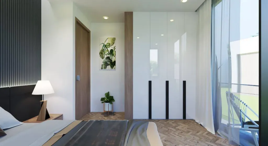 Phòng ngủ - Nhà phố Long Thành Đồng Nai - Phong cách Modern | Space T