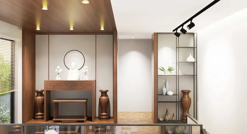 Phòng thờ - Nhà phố Long Thành Đồng Nai - Phong cách Modern | Space T