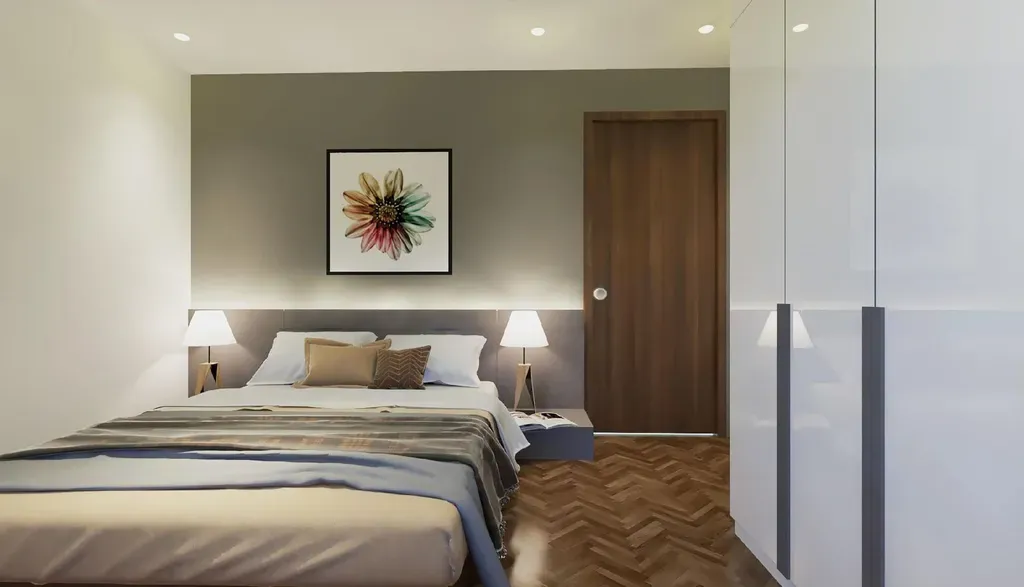 Phòng ngủ - Nhà phố Long Thành Đồng Nai - Phong cách Modern | Space T