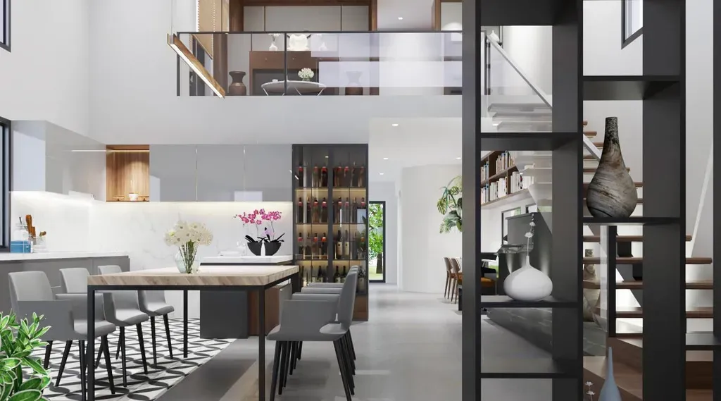 Phòng ăn - Nhà phố Long Thành Đồng Nai - Phong cách Modern | Space T