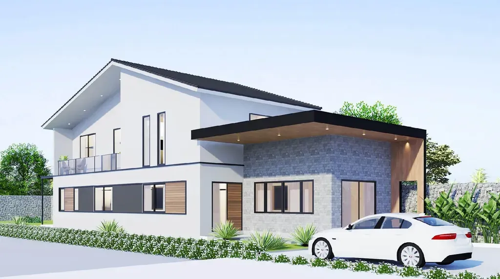 Mặt tiền - Nhà phố Long Thành Đồng Nai - Phong cách Modern | Space T