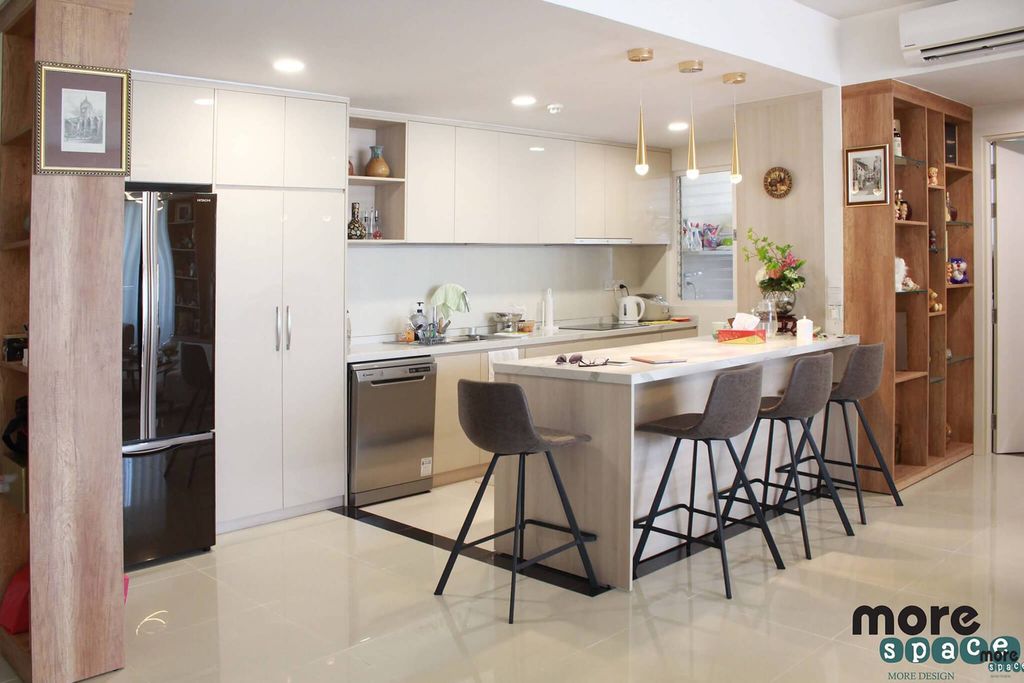Phòng bếp - Căn hộ Vista Verde Quận 2 - Phong cách Modern  | Space T
