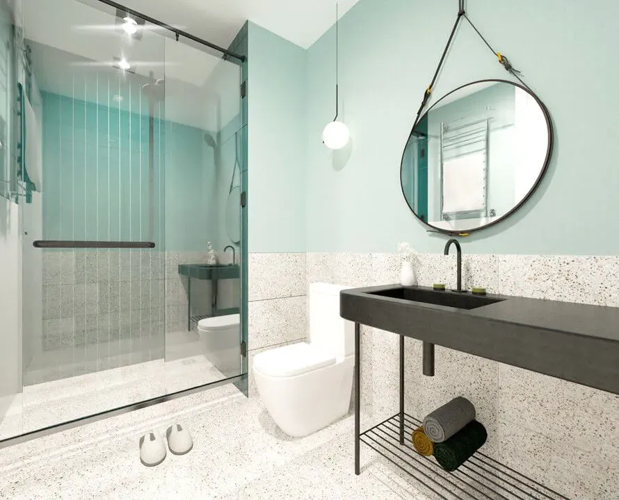 Phòng tắm - Căn hộ FELIZ EN VISTA Quận 2 - Phong cách Modern + Minimalist | Space T