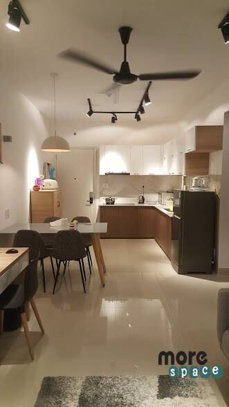 Phòng bếp, Phòng ăn - Căn hộ Citihome Quận 2 - Phong cách Modern  | Space T