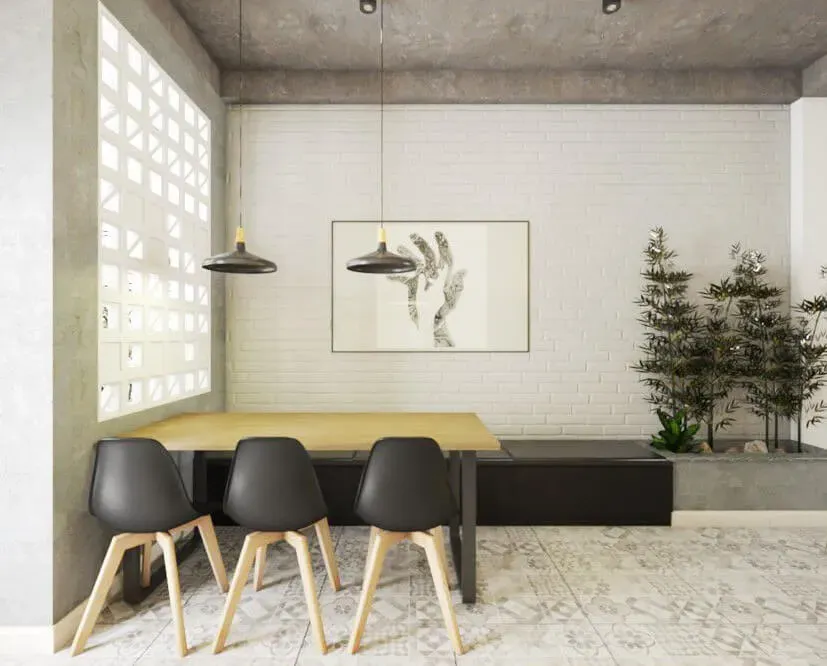 Phòng ăn - Cải tạo Nhà phố Gò Vấp - Phong cách Industrial + Minimalist | Space T