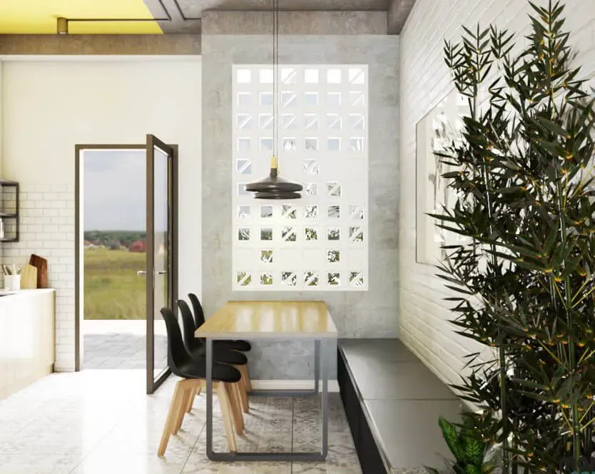 Phòng ăn - Cải tạo Nhà phố Gò Vấp - Phong cách Industrial + Minimalist | Space T