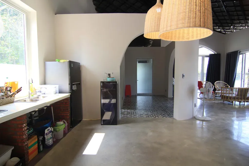 Phòng bếp - Villa Tiểu Cần Trà Vinh - Phong cách Rustic | Space T