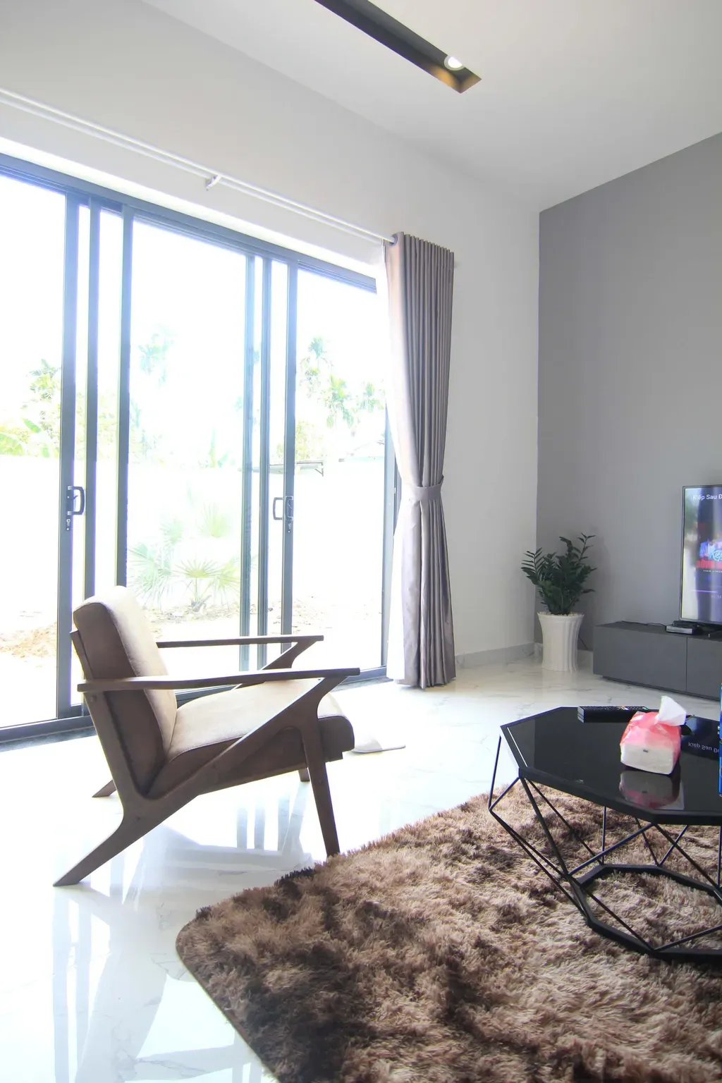 Phòng khách - Villa Nhơn Trạch Đồng Nai - Phong cách Minimalist | Space T