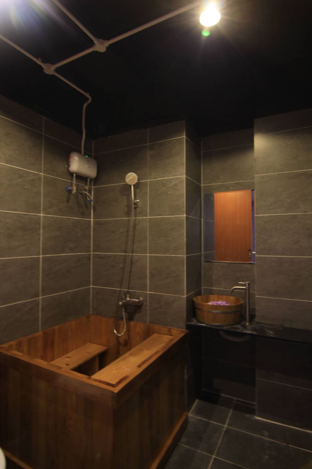 Phòng tắm - Căn hộ Sky9 Quận 9 - Phong cách Industrial + Japandi  | Space T