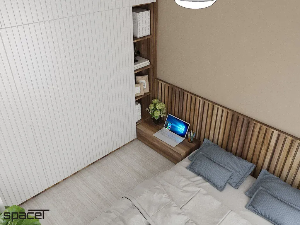Phòng ngủ - Nhà phố Nguyễn Đình Chiểu Quận 3 - Phong cách Modern | Space T