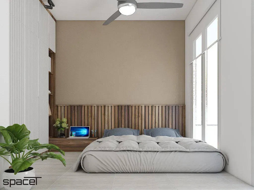 Phòng ngủ - Nhà phố Nguyễn Đình Chiểu Quận 3 - Phong cách Modern | Space T