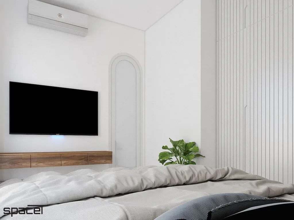 Phòng ngủ - Nhà phố Nguyễn Đình Chiểu Quận 3 - Phong cách Modern | Space T