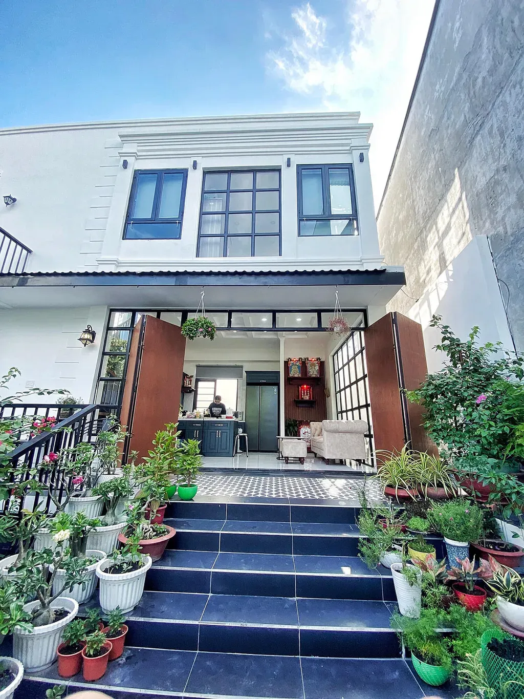 Sân vườn - Nhà phố Quận 8 - Phong cách Modern | Space T