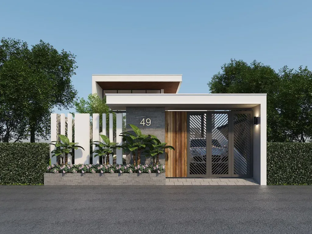 Mặt tiền - Nhà vườn Bảo Lộc - Phong cách Modern | Space T