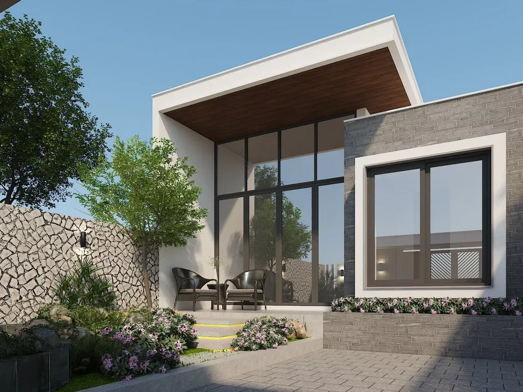 Sân vườn - Nhà vườn Bảo Lộc - Phong cách Modern | Space T