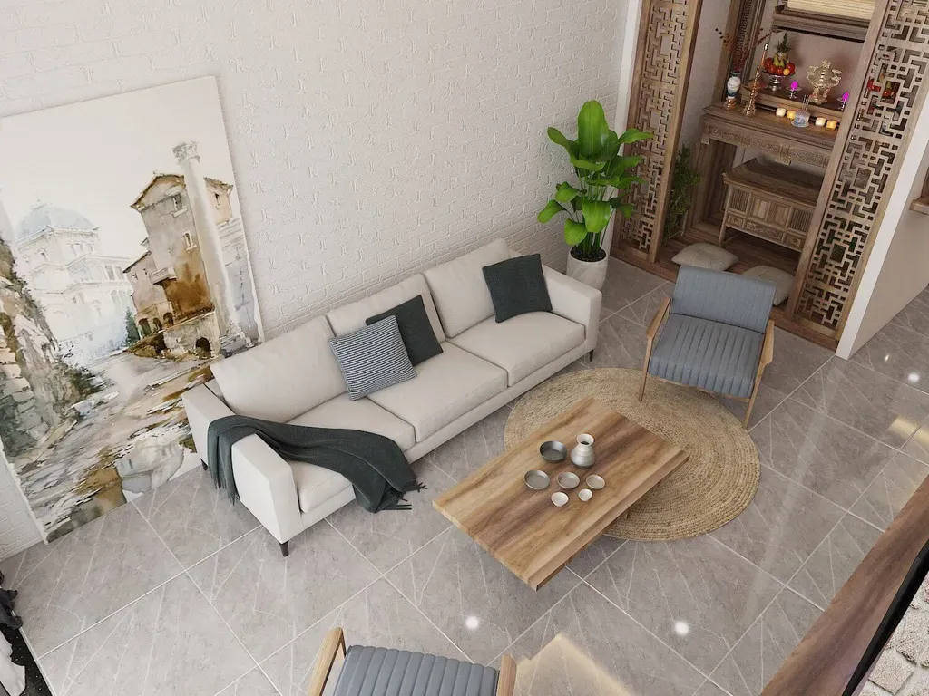 Phòng khách - Nhà vườn Bảo Lộc - Phong cách Modern | Space T