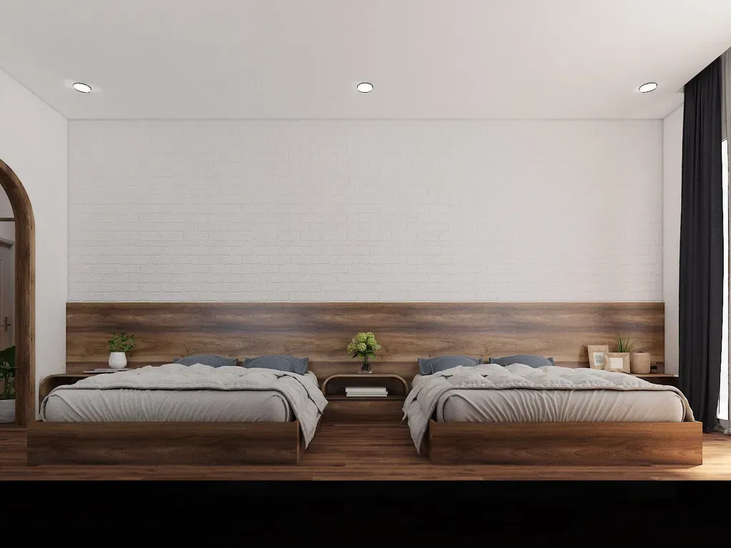 Phòng ngủ - Nhà vườn Bảo Lộc - Phong cách Modern | Space T